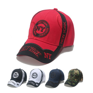 <span class=keywords><strong>Gorra</strong></span> de algodón lavado con logotipo personalizado para hombres y mujeres, gorras deportivas, <span class=keywords><strong>gorra</strong></span> de papá, gorras de béisbol con logotipo de parche de Nueva <span class=keywords><strong>York</strong></span> bordado 3D - Product Image 1