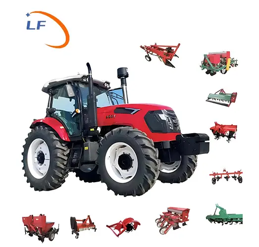 Landbouw Machine Apparatuur 50hp Multifunctionele Mini Boerderij Tractoren Landbouw Tractores