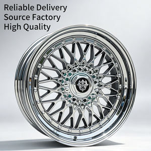 Jantes en alliage chromées FLowtone BB <span class=keywords><strong>Sport</strong></span> Rivet Wheels 16 17 18 19 20 pouces 5x/112/114.3/120 mm en stock - Product Image 1