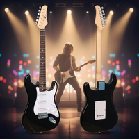 Best Selling China Factory Cheap ST Electric Guitar Poplar Body Maple Neck ST Electric Guitar for Beginner