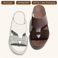 Sandales arabes SHIKOL pour hommes, pantoufles du Golfe en cuir de vache véritable, respirantes, faites à la main, logo personnalisé, vente en gros, directement de l'usine