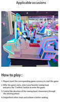 Nouvelle Machine de Simulation de Course d'Arcade pour Enfants 2026, à Monnayeur, Construction Métal-Plastique, Langue Anglaise, Détection de Mouvement