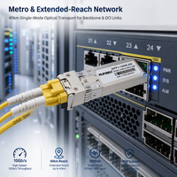 Module émetteur-récepteur optique 10G SFP+ ER pour réseau métropolitain, maillon de retransmission, accès télécom régional, liaison d'interconnexion