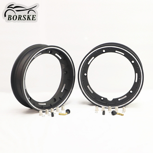 Roue coulée de moto personnalisée Jante de roue noire en alliage d'aluminium de 10 pouces Roue de scooter pour <span class=keywords><strong>Vespa</strong></span> - Product Image 3