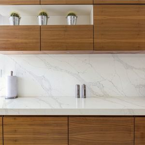 Ydstone nhà bếp hiện đại bàn trắng calacatta <span class=keywords><strong>Quartz</strong></span> <span class=keywords><strong>slab</strong></span> đánh bóng đá nhân tạo giá thấp đảo Countertop tấm - Product Image 5