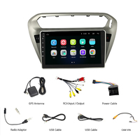 Autoradio Android pour Peugeot 301/Citroën C Elysee 2014-2018 GPS pour lecteur Écran tactile OLED WiFi intégré/ Commande au volant
