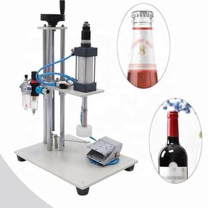 Machine de capsulage pneumatique 2026 pour bouteilles personnalisées de vin, cosmétiques, ampoules, liquides oraux et parfums - Product Image 5