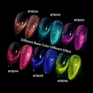 KODIES 9D Cat Eye Gel Polish Set <span class=keywords><strong>Semipermanente</strong></span> UV Gel con lámpara LED Etiqueta Privada Pigmento magnético <span class=keywords><strong>Esmalte</strong></span> Suministros para uñas - Product Image 1