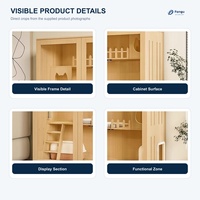 Villa pour chat moderne personnalisée en verre et bois massif, cage fermée pour chat d'intérieur avec toit en bois pour toutes les saisons