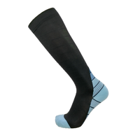 Chaussettes de football pour hommes en polyester avec logo personnalisé, respirantes, anti-humidité, soutien de la voûte plantaire, chaussettes de sport athlétiques