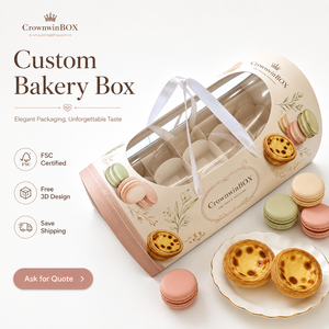 Scatola Regalo Irregular Shaped Bespoke Gift Packaging Custom Manufacturer Customized Logo Cake Macarons <b>Box</b> for Food - Product Image 2