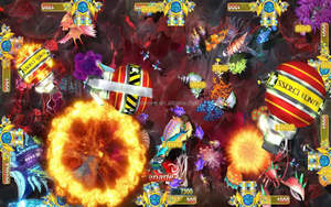 Gabinete de <span class=keywords><strong>juego</strong></span> de peces para <span class=keywords><strong>6</strong></span> jugadores que funciona con monedas para interiores de alta calidad, instalación de Arcade de entretenimiento, Bear Strike - Product Image 4