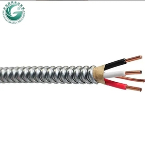 UL CUL Listado MC AC90 14 A 2 AWG 14/2 12/2 BX ACWU90/TECK90 Conductor de cobre sólido AL <span class=keywords><strong>Cable</strong></span> de armadura de enclavamiento de <span class=keywords><strong>aluminio</strong></span> - Product Image 3
