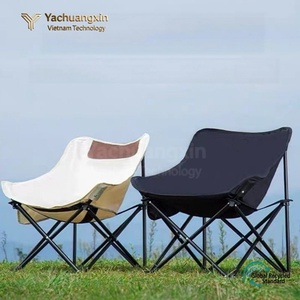 Chaise pliante d'extérieur, cadre en aluminium, tissu Oxford, design minimaliste, chaise portable pour le camping et la pêche - Product Image 2