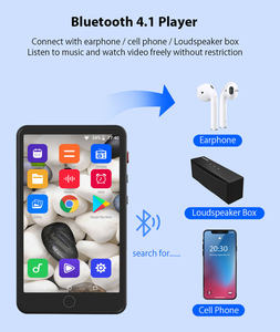 Lecteur de musique MP3 Android OS 8.1 avec WiFi et Bluetooth, écran tactile complet de 4 pouces, prend en charge la lecture de musique MP4 MP3, prend en charge l'hébreu - Product Image 4