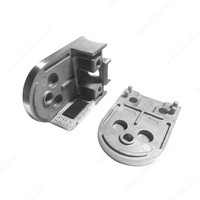 Pince à verre en acier inoxydable, 2 pièces, 316L, sans cadre, accessoires d'escalier, supports d'angle de 8MM