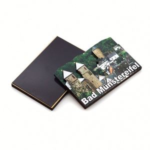 China Manufactory Custom 3D City Souvenir Refrigerator Magnets for Travel <b>Memory</b> Decor Wood Fridge Magnet - Product Image 3