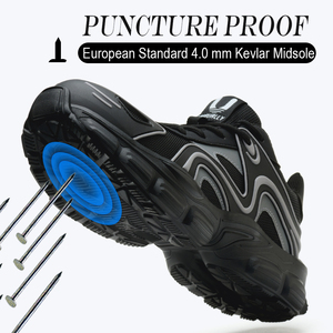<span class=keywords><strong>Scarpe</strong></span> <span class=keywords><strong>Antinfortunistiche</strong></span> alla Moda <span class=keywords><strong>con</strong></span> Assemblaggio Diretto in Fabbrica, Caratteristiche Antiurto e Antiperforazione, e Design Traspirante per Uso Lavorativo - Product Image 5