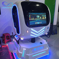 Simulateur d'hélicoptère de réalité virtuelle de haute qualité Cockpit Aircraft 9D Vr Motion Chair Flight Space 3DGlasses Space Vr Simulator