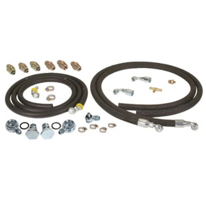 Kit de connecteurs de tuyau de direction Haofa pour mise à niveau du servo-frein à hydrogène, couleur argent, diamètre 10 mm - Product Image 1