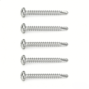 Vis autoperceuses à tête cylindrique Bibo Yaente Factory M3.5/M4.2, vis autotaraudeuses à queue d'hirondelle zinguées M3.5 M4.2 - Product Image 5