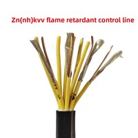 Cable de Control NH-KVV/NH-KVVP de 10 Núcleos, 0.75 mm, con Cubierta de PVC Blindada, Conductor de Cobre Desnudo Resistente al Fuego, para Iluminación de Emergencia