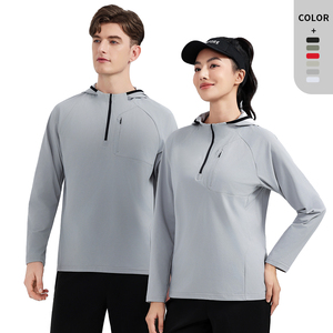 Personalizada de alta calidad de las mujeres en blanco liso pesado de algodón de manga larga bordado impresión diseño Logo camiseta Unisex - Product Image 1