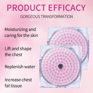 Masque pour les seins en forme de cœur rose, patch au collagène pour le soin des seins, spécifications normales, soin du corps - Product Image 4