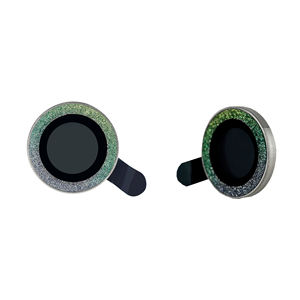 Protector de Pantalla de Vidrio Templado Premium <span class=keywords><strong>para</strong></span> Cámara de iPhone 16 15, con Diseño de Diamantes Brillantes y Color <span class=keywords><strong>Mica</strong></span> - Product Image 3