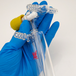 Fournitures de laboratoire CS Labglass verre borosilicate transparent empêchant le barboteur d'aspiration <span class=keywords><strong>Converse</strong></span> avec <span class=keywords><strong>nouvelle</strong></span> vanne à vide élevé - Product Image 3