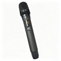 Système de microphone sans fil professionnel JIN JUE JU842, 4 canaux UHF, récepteur fixe avec 4 micros portatifs pour les célébrations religieuses