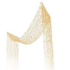 การตกแต่งเพดานงานแต่งงานกลางแจ้งที่ทันสมัยด้วยอะคริลิกหรูหรา พร้อมไฟระยิบระยับ - Product Image 1