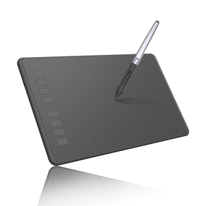 Huion — <span class=keywords><strong>tablette</strong></span> <span class=keywords><strong>graphique</strong></span> H950P <span class=keywords><strong>pour</strong></span> dessin digital, adaptée au pc, avec stylet portable, stylet inclinable, 8192 niveaux de sensibilité à la pression, USB, design bon marché - Product Image 1
