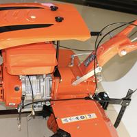 Motoculteur diesel 190F14HP avec démarrage électrique 12V, multifonctionnel, avec pare-soleil et phare, pour la culture en ferme et en verger