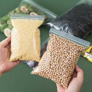 ถุงซิปล็อคขายส่งจากโรงงาน ถุงพลาสติกใสแบบซิปปิดผนึกนำกลับมาใช้ใหม่ได้ สำหรับบรรจุอาหารและสายดาต้า - Product Image 6