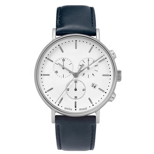 Chronographe japonais en acier inoxydable de haute qualité, montres à quartz pour hommes, montre-bracelet - Product Image 1