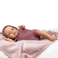 Boneka Bayi Plushie Custom Set Premium Muneca Sandra Reborn Rosa dari Kain Khusus Grosir