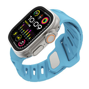 สายนาฬิกา Apple Watch Ultra Sport ซิลิโคน ระบายอากาศได้ดี แบบเจาะรู 49 มม. กันน้ำลึก 100 ม. สีน้ำเงิน - Product Image 2