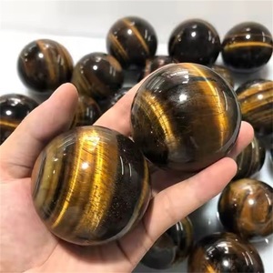 Esfera de Cristal de Ojo de Tigre para Sanación Reiki, Decoración Feng Shui, Regalo de Halloween, Decoración para Halloween, Venta al Por Mayor - Product Image 2