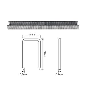 Clous décoratifs en acier zingué de type U, série 10J, 20GA, durables, pour quincaillerie de meubles, agrafes de série 10J, attaches pour canapés et <span class=keywords><strong>menuiserie</strong></span> - Product Image 2