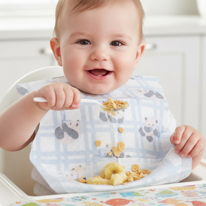 Baberos Desechables Impermeables para Bebés, Baberos Ligeros a Prueba de Fugas con Bolsillo - Product Image 2