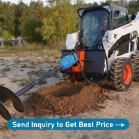 Tarière hydraulique haute performance We-Attach WD8 pour excavatrice avec diverses pointes de forage