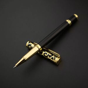 Wholesale Luxury Office Writing Custom Logo Plastic Metal Personalised Ballpoint <b>Pens</b> 0.5 mm Black Ink Non-Erasable Gift Set <b>Box</b> - Product Image 6