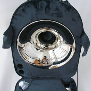 <span class=keywords><strong>Tuba</strong></span> professionnelle de haute qualité, double avec cloche séparée, nickelée - Product Image 5