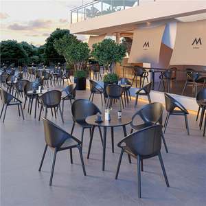 <span class=keywords><strong>Tavolo</strong></span> da pranzo all'aperto sedia Set semplice <span class=keywords><strong>legno</strong></span> nero <span class=keywords><strong>tavolo</strong></span> <span class=keywords><strong>per</strong></span> cortile terrazza <span class=keywords><strong>per</strong></span> il latte negozio di tè latte negozio di tè mobili da <span class=keywords><strong>esterno</strong></span> - Product Image 3