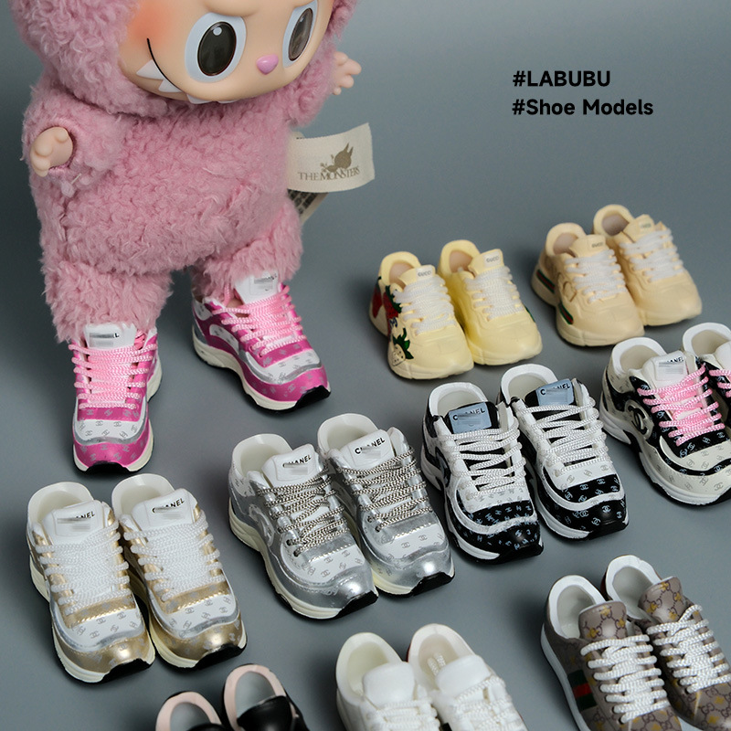 LABUBU Shoes & Clothes Accessories - 1:1 Designer Style Sneakers for 17cm Dolls