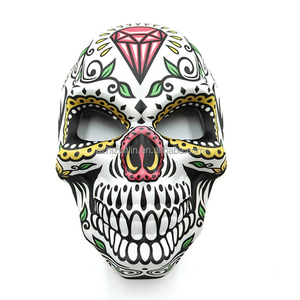 Zhizunlin Venta al por mayor Horror Día de los muertos Fantasma Digital Impreso Horror Cosplay Carnaval Mascarada Máscara completa para Halloween - Product Image 6