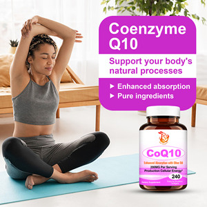 Gélules de CoQ10 en vrac – 200 mg de Coenzyme Q10 – Améliore la production d'énergie et soutient la cognition - Product Image 4