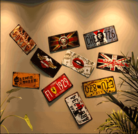 Plaque d'immatriculation de voiture vintage, 15x30cm, livraison gratuite, vente en gros