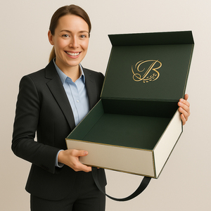 OEM biểu tượng Tùy chỉnh cao cấp hộp quà tặng sang trọng lớn gói các tông giấy tóc giả tóc mở rộng từ bao bì hộp - Product Image 3